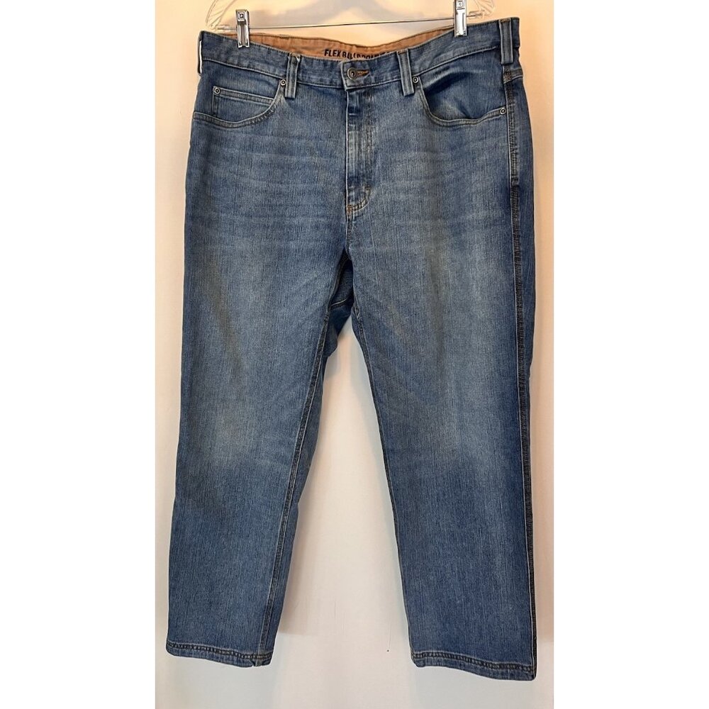 Duluth Trading Company Flex Ballroom Jeans Measure36x 29 Relaxed Fit Label 38x30